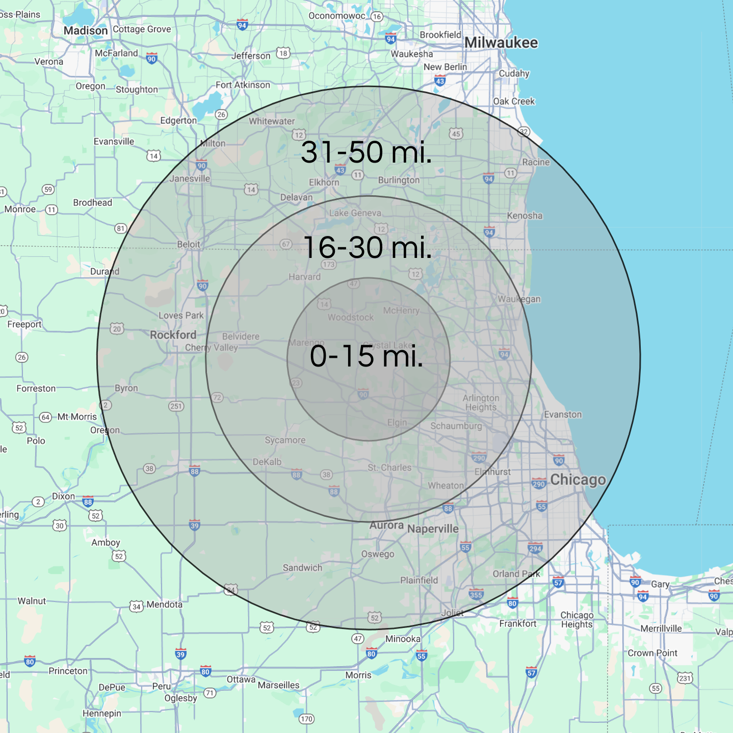 Package Removal & Disposal up to 15 Miles from Zip Code 60156